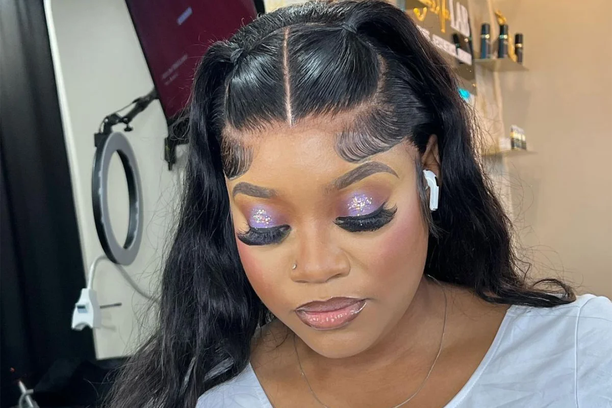Carolie Client Full Glam Makeup Transformation